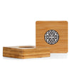 Load image into Gallery viewer, Bamboo Chinese style  cup holder , Cup Mat corporate gifts , Apex Gift