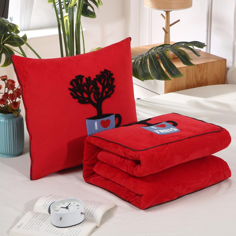 Embroidery Dual-Use Multi-Function Cartoon Pillow , pillow corporate gifts , Apex Gift