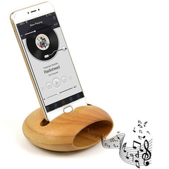 Wood Mobile Sound Amplifier Electric less , Sound amplifier corporate gifts , Apex Gift
