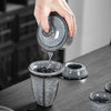 Load image into Gallery viewer, Black ice kungfu tea set