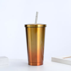 Stainless steel straw thermos cup , thermos cup corporate gifts , Apex Gift
