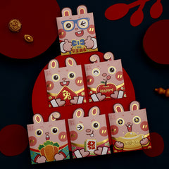 토끼 빨간 가방 귀여운 가방