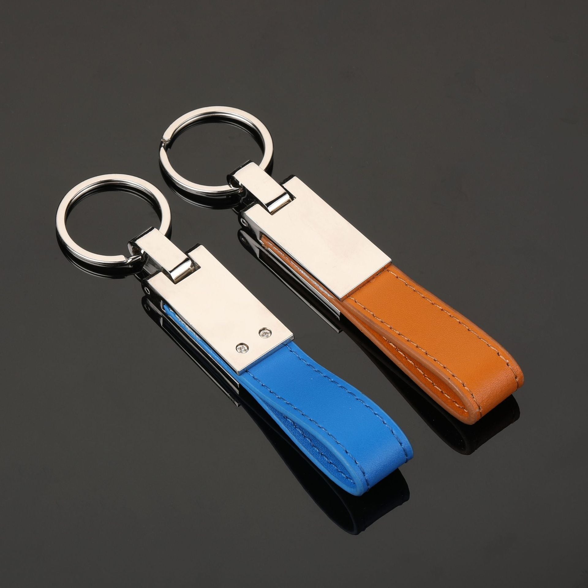 PU leather key chain - Customised with Logo Printing - Corporate Gifts ...