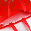 Red festive gift bags
