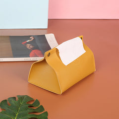 Nordic leather tissue box