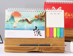 Spot creative multi-functional wooden calendar