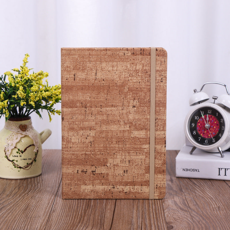 Notepad Wood Wood grain notebook simple Notepad - Customised with Logo Printing ...