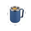 Load image into Gallery viewer, Mug Stainless Steel straw with cover