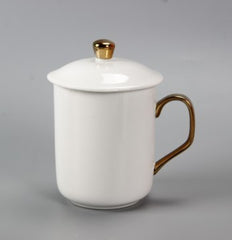 Bright gold matte mug customized , mug corporate gifts , Apex Gift
