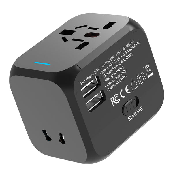 USB + type-C travel converter multifunctional socket , Travel Converters & Adapters corporate gifts , Apex Gift