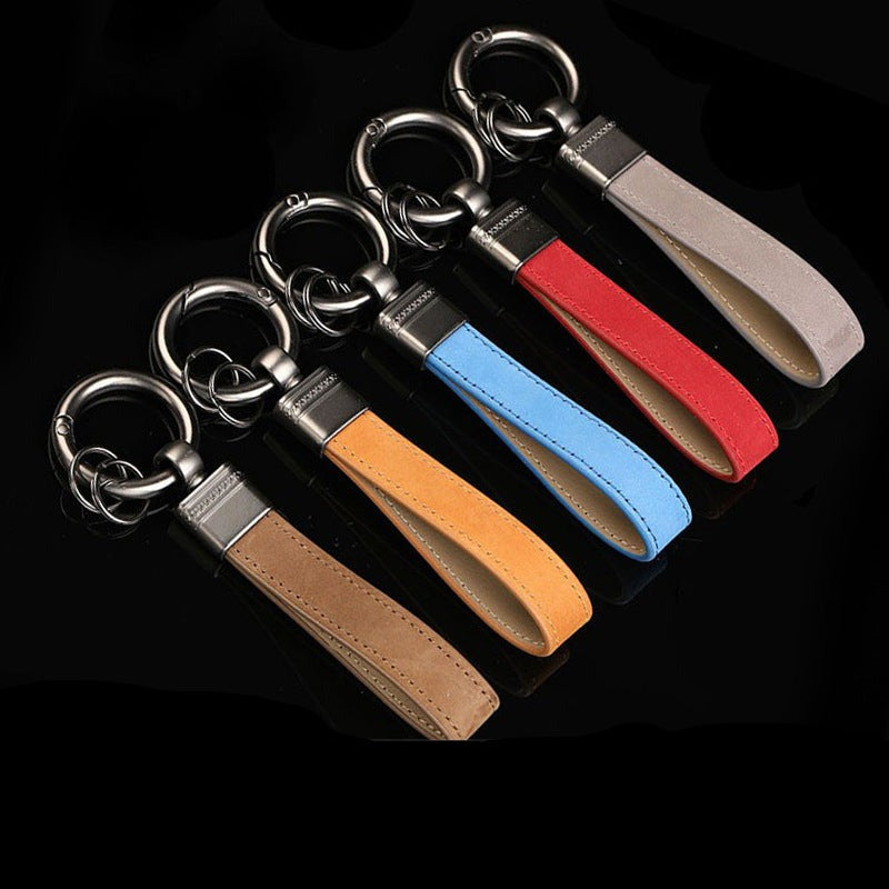 Customized leather car key chain - Customised with Logo Printing ...