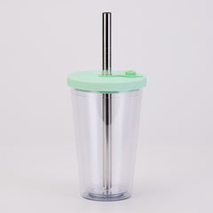 Multi-color cold drink cups , plastic straw cup corporate gifts , Apex Gift