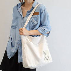 Hand-painted canvas bag