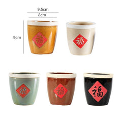 Ceramic Fuzi jar , Jar corporate gifts , Apex Gift