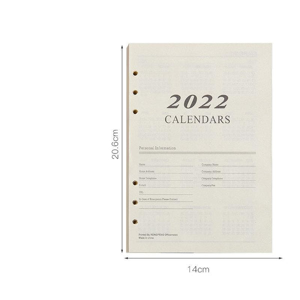2022 English calendar , notebook corporate gifts , Apex Gift