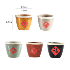 Ceramic Fuzi jar , Jar corporate gifts , Apex Gift