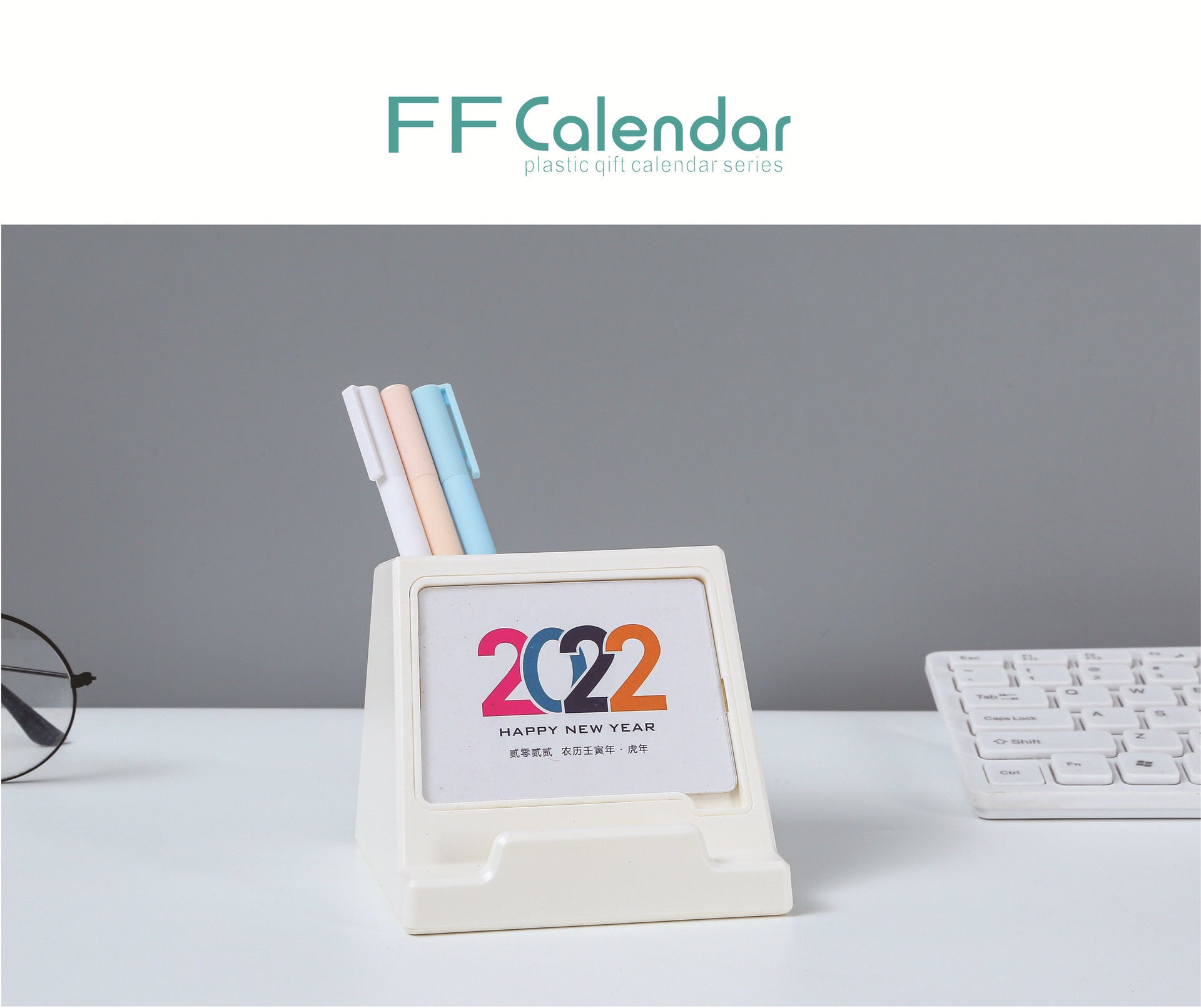 Plastic desk calendar 2022 , Calendars, Organizers & Planners corporate gifts , Apex Gift