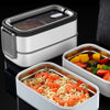 double compartment lunch box , Box corporate gifts , Apex Gift