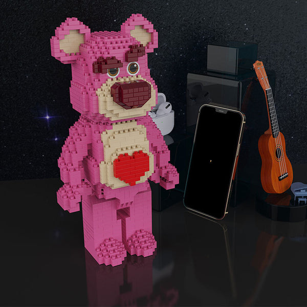 LEGO 그물 빨간색 폭력적인 곰