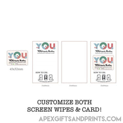 Custom Screen pes Cleaner , Wipes corporate gifts , Apex Gift