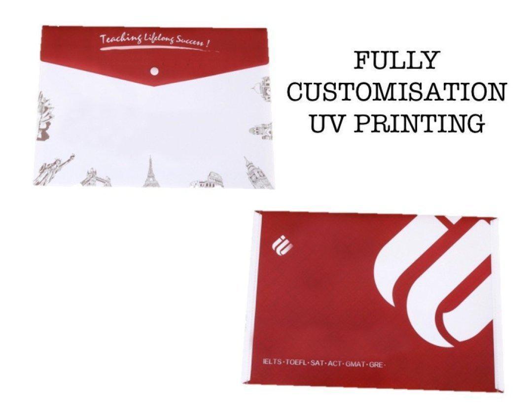 Customised Customised A4 Button File With Prints by Singapore ...