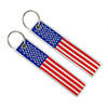 Load image into Gallery viewer, American flag embroidered key chain pendant , key chain corporate gifts , Apex Gift