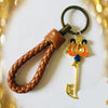 Load image into Gallery viewer, Handmade leather key chain , key chain corporate gifts , Apex Gift
