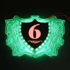 LED luminous relief door sign , LED light corporate gifts , Apex Gift
