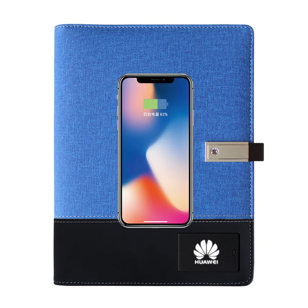 Mobile power notebook With USB flash drive , notebook corporate gifts , Apex Gift