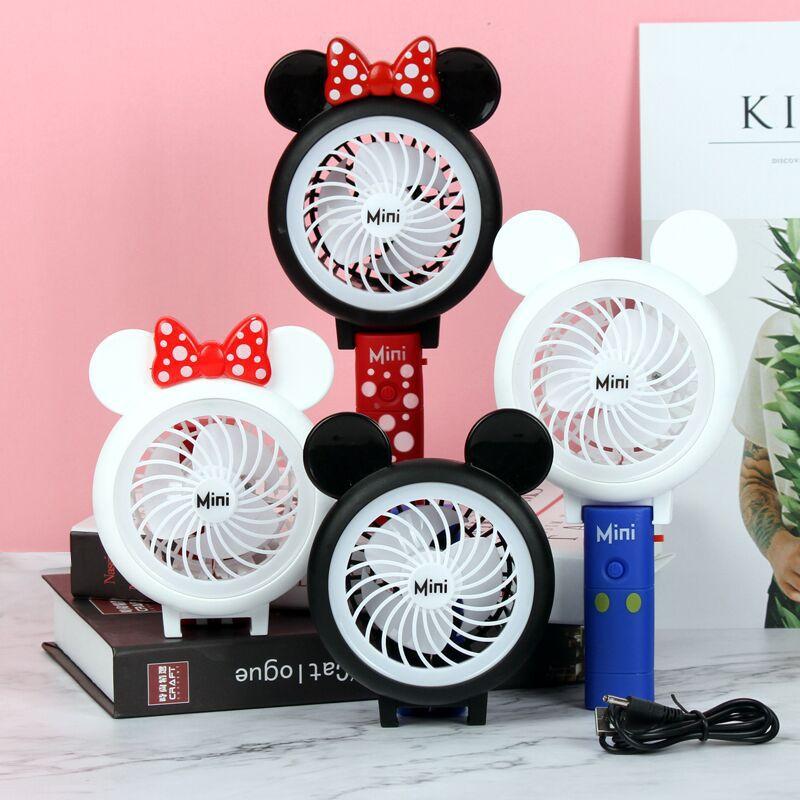 Mini Fan Merch Soft leaf manual mini fan - Customised with Logo Printing - Corporate ...