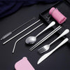 갤러리 뷰어에 이미지 로드, Stainless steel portable cutlery straw cutlery set , Cutlery corporate gifts , Apex Gift