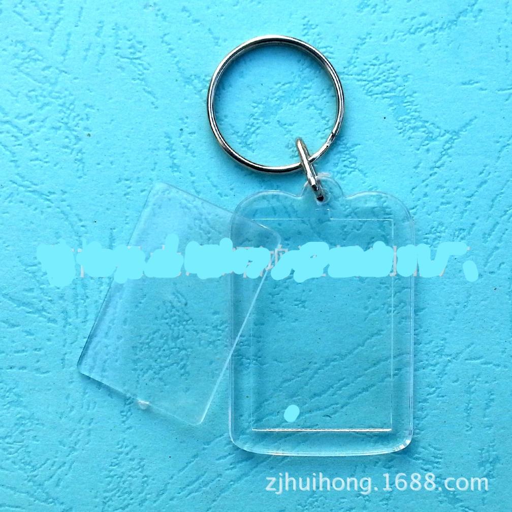 Transparent blank photo frame key chain , key chain corporate gifts , Apex Gift